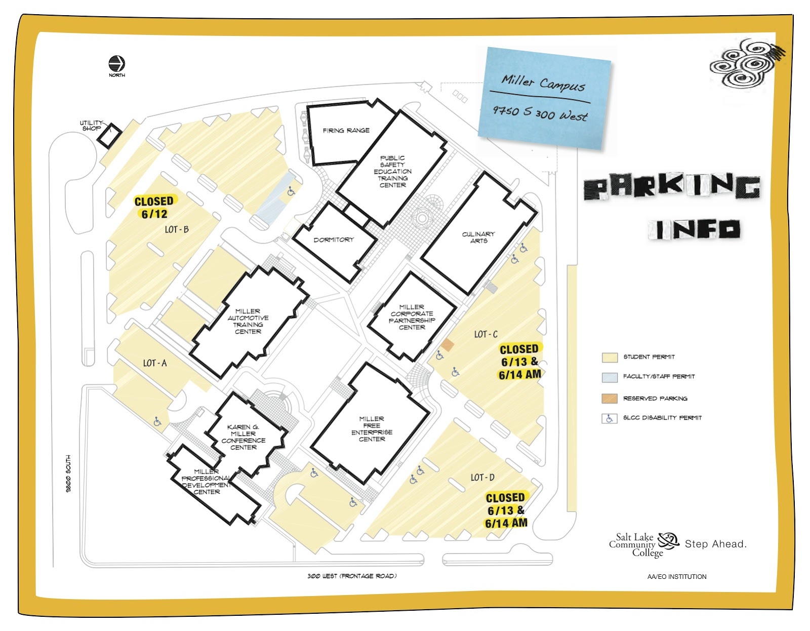 Slcc Miller Campus Map Tourist Map Of English